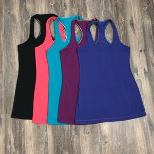 BUNDLE 5 Lululemon Cool racer backs tanks size 6/8